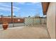 Enclosed backyard featuring a secure fence, concrete area, and potential for outdoor enjoyment at 111 Manganese St, Henderson, NV 89015