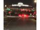 Henderson Water Street District entrance with city view at night and holiday lighting at 111 Manganese St, Henderson, NV 89015