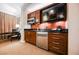 Well-equipped kitchenette with microwave, dishwasher, and mini-fridge at 135 E Harmon Ave # 3416, Las Vegas, NV 89109