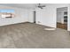 Spacious living room, view of kitchen and entrance at 1819 Bassler St, North Las Vegas, NV 89030
