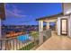 Luxury balcony overlooking pool and scenic vista at 282 E Maulding Ave, Las Vegas, NV 89123