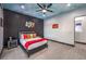 Modern bedroom with a king-size bed and stylish accents at 282 E Maulding Ave, Las Vegas, NV 89123