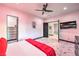Bedroom with a king-size bed and access to a closet at 282 E Maulding Ave, Las Vegas, NV 89123
