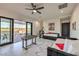 Bright game room with two daybeds and access to patio at 282 E Maulding Ave, Las Vegas, NV 89123