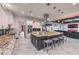 Modern kitchen boasting a large island and granite countertops at 282 E Maulding Ave, Las Vegas, NV 89123