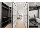 Spa-like bathroom with walk-in shower and soaking tub at 2824 Queens Courtyard Dr, Las Vegas, NV 89109
