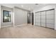 Modern bedroom with hardwood floors and large closet at 2824 Queens Courtyard Dr, Las Vegas, NV 89109