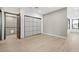 Modern bedroom with hardwood floors and large closet at 2824 Queens Courtyard Dr, Las Vegas, NV 89109