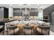 Gourmet kitchen boasts a large island with seating for four at 2824 Queens Courtyard Dr, Las Vegas, NV 89109