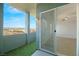 Balcony with sliding glass door and distant views at 38 E Serene Ave # 416, Las Vegas, NV 89123