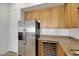 Modern kitchen with stainless steel appliances and granite counters at 38 E Serene Ave # 416, Las Vegas, NV 89123