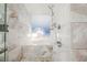 Spa-like bathroom with soaking tub and walk-in shower at 4381 W Flamingo Rd # 2322/2320, Las Vegas, NV 89103