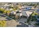 Single-story home with solar panels and a large backyard at 8075 Palm Cove Ct, Las Vegas, NV 89129