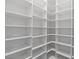 Large walk-in pantry with ample shelving at 8075 Palm Cove Ct, Las Vegas, NV 89129