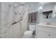 Bathroom with toilet, shower, and vanity at 8725 Red Brook Dr # 104, Las Vegas, NV 89128