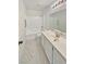 Bathroom with shower/tub combo and updated vanity at 9012 Medicine Wheel Ave, Las Vegas, NV 89143