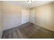 Simple bedroom with carpet and double door closet at 9801 Fast Elk St, Las Vegas, NV 89143