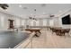 Game room with ping pong, pool table and shuffleboard at 2428 Granada Bluff Ct, Las Vegas, NV 89135
