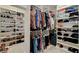 Large walk-in closet with ample shelving and hanging space at 358 E Torino Ave, Las Vegas, NV 89123