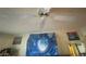 White ceiling fan with three blades at 4111 Sanderling Cir # 354, Las Vegas, NV 89103