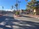Gated community entrance with palm trees at 4111 Sanderling Cir # 354, Las Vegas, NV 89103