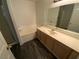 Bathroom featuring a vanity, soaking tub and glass door shower at 4316 W Lake Mead Blvd # 102, Las Vegas, NV 89108
