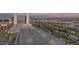 Aerial view of parking lot and surrounding buildings, showing the property's convenient access at 4381 W Flamingo Rd # 2016, Las Vegas, NV 89103