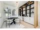 Stylish home office, featuring a round table and built-in shelving at 818 Meyer May St, Las Vegas, NV 89138