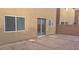 Private backyard with a patio and gravel landscaping at 10371 Calypso Cave St, Las Vegas, NV 89141