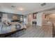 Main bedroom with gray walls and plush carpeting at 10529 Parthenon St, Las Vegas, NV 89183