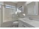 Updated bathroom with a shower/tub combo at 1067 Garden Cress Ct, Las Vegas, NV 89138