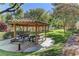 Community picnic area with shaded gazebo and barbecue grill at 1067 Garden Cress Ct, Las Vegas, NV 89138