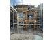 New construction home exterior showcasing the framing and scaffolding at 1537 Bat Hawk St, Las Vegas, NV 89138