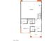 Floorplan showing the layout of the first floor featuring a garage and bedroom 3 at 1537 Bat Hawk St, Las Vegas, NV 89138