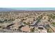 Aerial view of a residential neighborhood with distant city views at 2261 Boutique Ave, Henderson, NV 89044