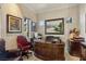 Elegant home office featuring a large desk and comfortable seating at 2261 Boutique Ave, Henderson, NV 89044