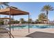 Inviting community pool with shaded seating areas at 2261 Boutique Ave, Henderson, NV 89044