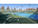 Well-lit tennis and pickleball courts at 2261 Boutique Ave, Henderson, NV 89044