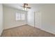 Bright bedroom with ceiling fan and large closet at 2374 Thayer Ave, Henderson, NV 89074