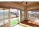 Sunroom with sliding glass doors and tile floor at 2575 Red Planet St, Henderson, NV 89044