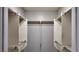 Walk-in closet with double hanging rods at 2575 Red Planet St, Henderson, NV 89044