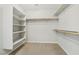 Large walk-in closet with shelving and hanging rods at 266 Cullerton St, Las Vegas, NV 89148