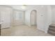 Bright foyer with tile flooring, staircase, and neutral color palette at 266 Cullerton St, Las Vegas, NV 89148