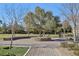 Landscaped seating area with circular brick design at 266 Cullerton St, Las Vegas, NV 89148