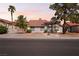 Single-story house with a landscaped front yard, driveway, and two-car garage at 3378 Del Marino St, Las Vegas, NV 89121