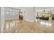 Elegant living room with high ceilings and a view into an adjacent sitting area at 385 Apple River Ct, Las Vegas, NV 89148