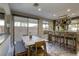 Modern kitchen with stainless steel appliances and an island at 4412 Desert Park Ave, North Las Vegas, NV 89085