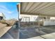 Covered carport parking space with access gate at 451 Sellers Pl, Henderson, NV 89011