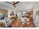 Bright and airy breakfast nook with a view of the kitchen and backyard at 4618 Atlantico St, Las Vegas, NV 89135