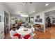 Bright breakfast nook with a round table and four chairs, adjacent to kitchen at 4618 Atlantico St, Las Vegas, NV 89135